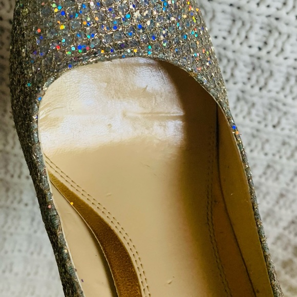 Enzo Angiolini Easully Silver Gold Formal Heels - Picture 11 of 13